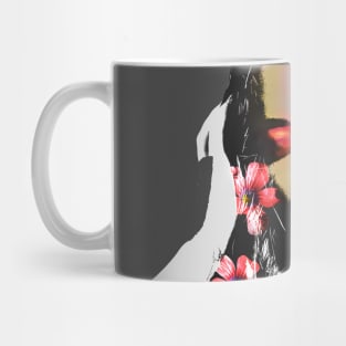 Girl in flower Mug